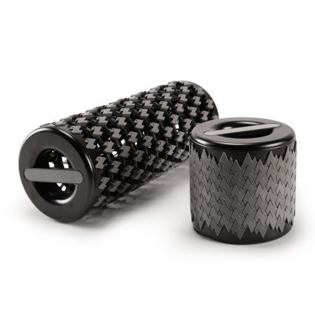 Portable Muscle Relaxer Massage Collapsible Foam Roller Black/Gr - Click Image to Close